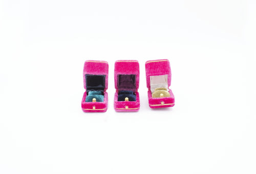 Assorted Velvet Ring Box