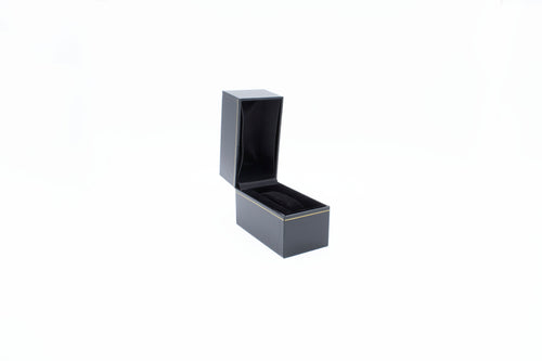 Leatherette Look Black Watch Box