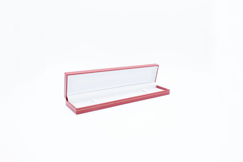 Leatherette Look Red Bracelet/Watch Box