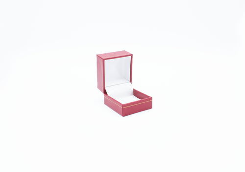 Leatherette Look Clip Ring Box