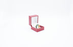 Leatherette Look Clip Ring Box