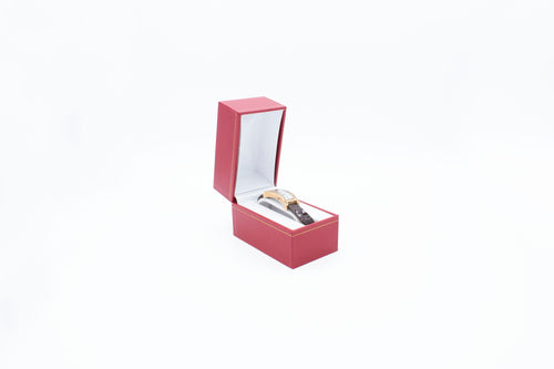 Leatherette Look Red Watch Box