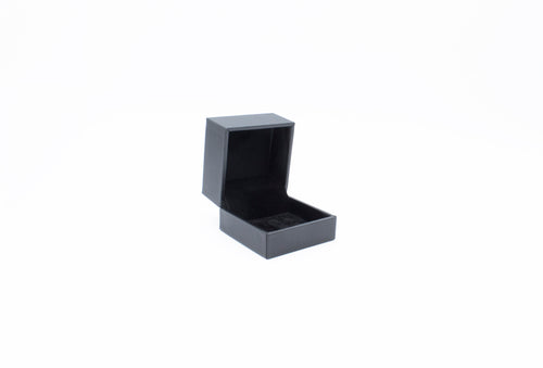 Lux Black Leatherette Clip Ring Box