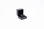 Lux Black Leatherette Earring Box