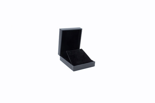 Lux Black Leatherette Earring/Pendant Box