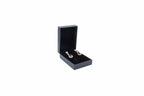 Lux Black Leatherette Earring/Pendant Box