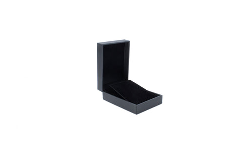 Lux Black Leatherette Earring/Pendant Box