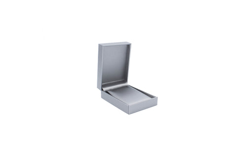 Lux Silver Leatherette Earring/Pendant Box