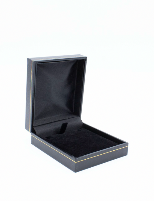 Leatherette Black Pendant Box (Small)